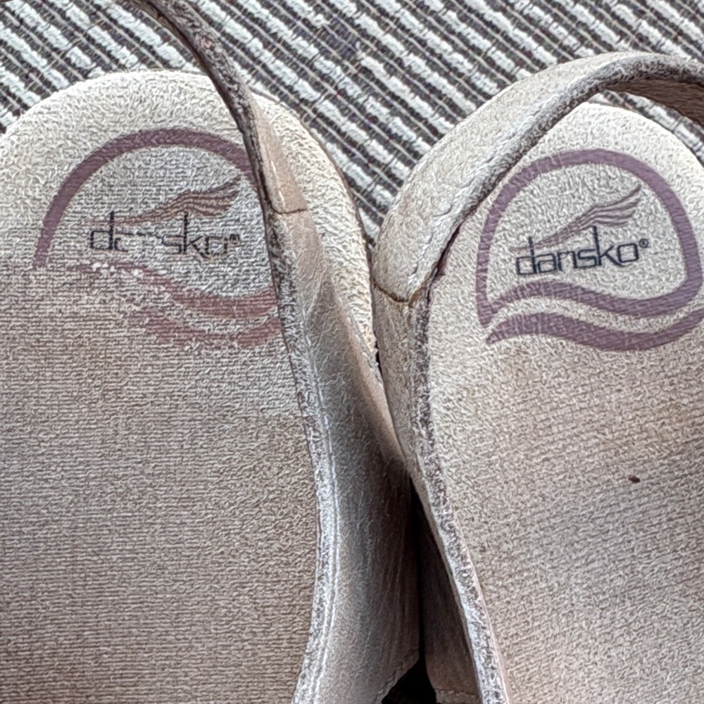 Dansko Tan Leather Mules - Picture 9 of 16